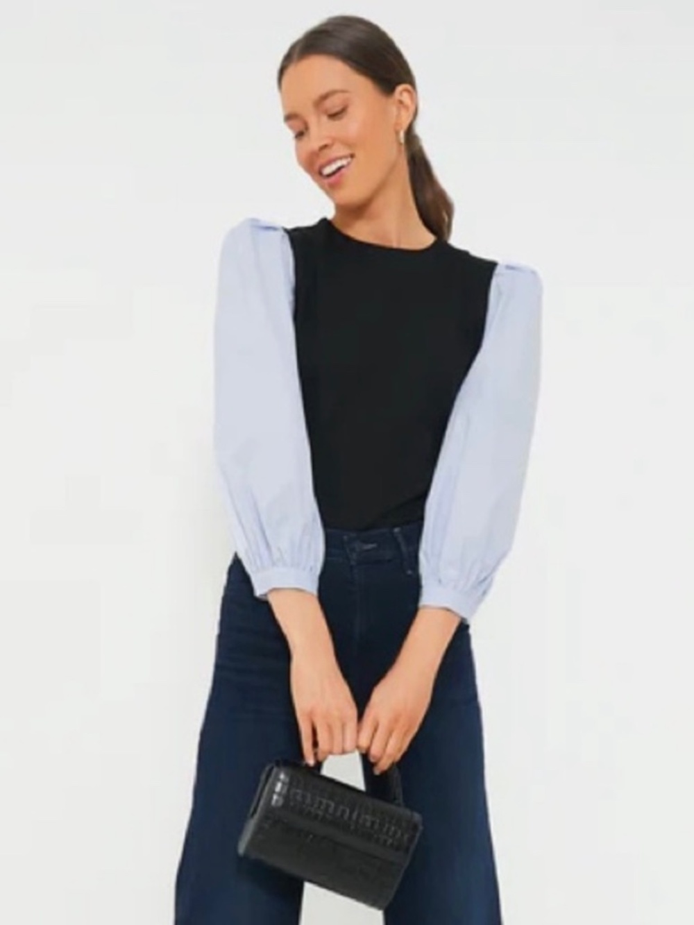 Tuckernuck Mixed Media Gracia Top, NWT, Retail $128